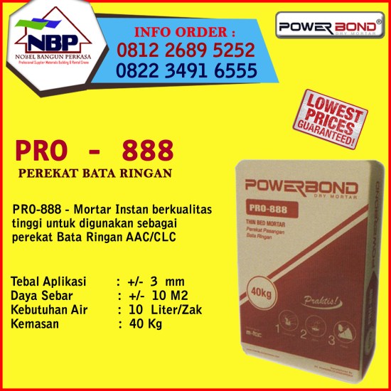 JUAL PEREKAT POWERBOND PB-PRO 888
